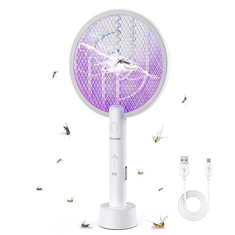 ZapIt: 2-in-1 Electric Mosquito Swatter & Killer