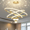 Stellar Glow: Modern LED Starry Sky Pendant Light