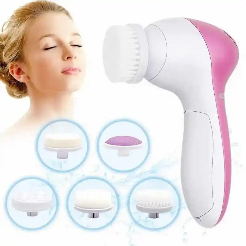 GlowUp 7-in-1 Electric Facial Cleansing Brush