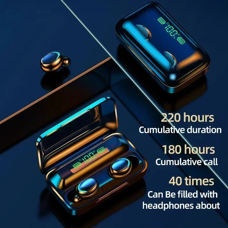 F9-5 Wireless Earbuds - Hifi Sound, Waterproof, Bluetooth