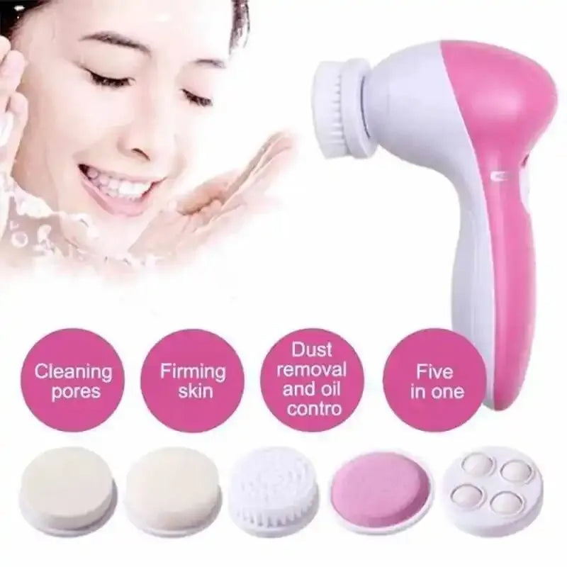 GlowUp 7-in-1 Electric Facial Cleansing Brush
