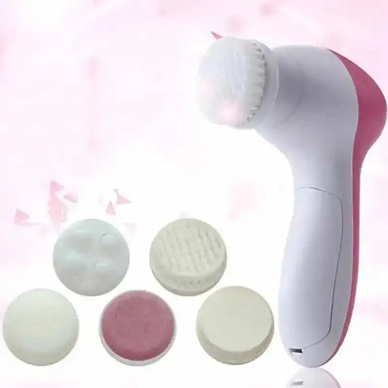 GlowUp 7-in-1 Electric Facial Cleansing Brush