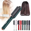 StyleGenie: 2-in-1 Electric Hair Straightener & Curling Brush