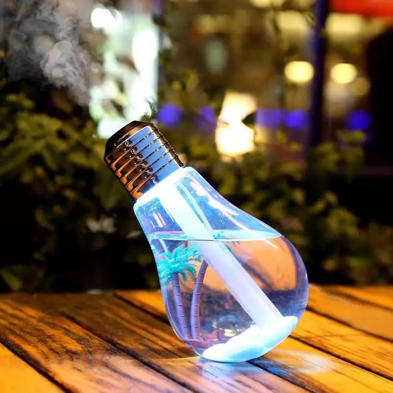 Aroma Breeze: Mini USB Humidifier & Night Light