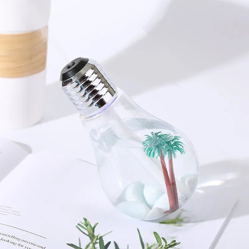 Aroma Breeze: Mini USB Humidifier & Night Light