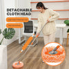 SpinShine: Adjustable Rotating Sunflower Mop