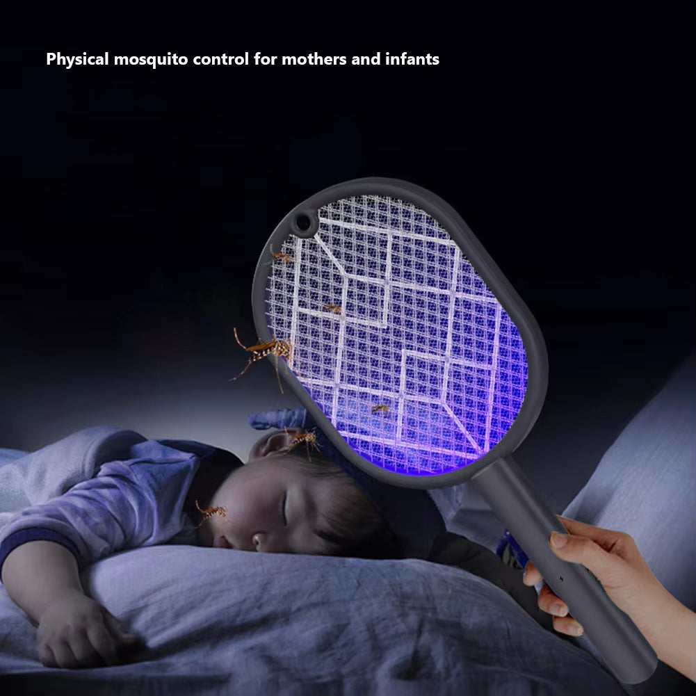 ZapIt: 2-in-1 Electric Mosquito Swatter & Killer